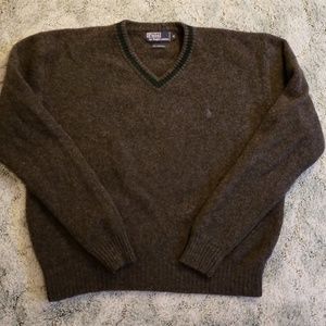 100% Lambswool Polo Ralph Lauren V-Neck Sweater
